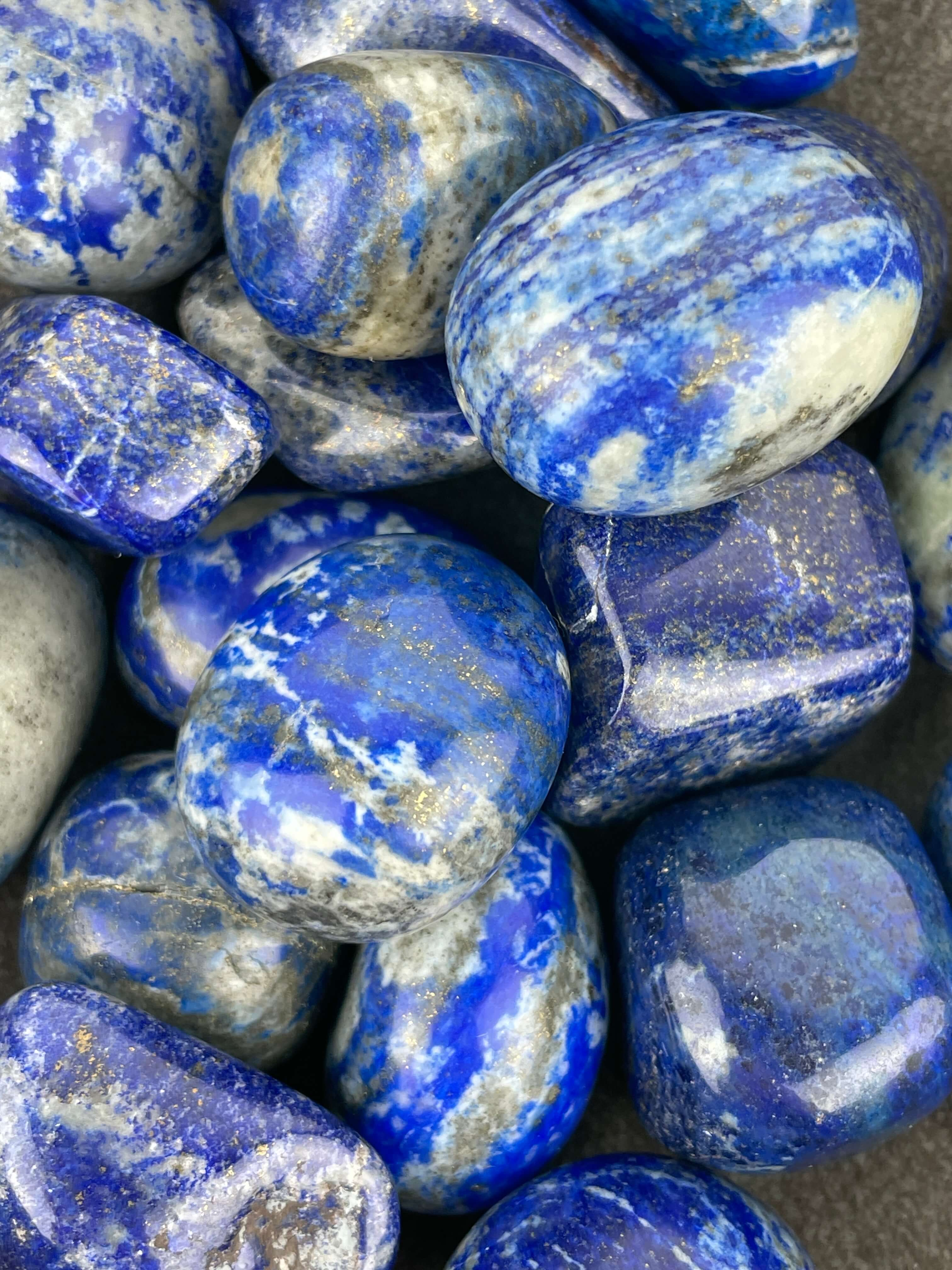 Lapis Lazuli tromlovaný